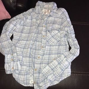 Plaid button up shirt